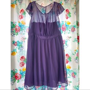 Purple Bridesmaid Dress